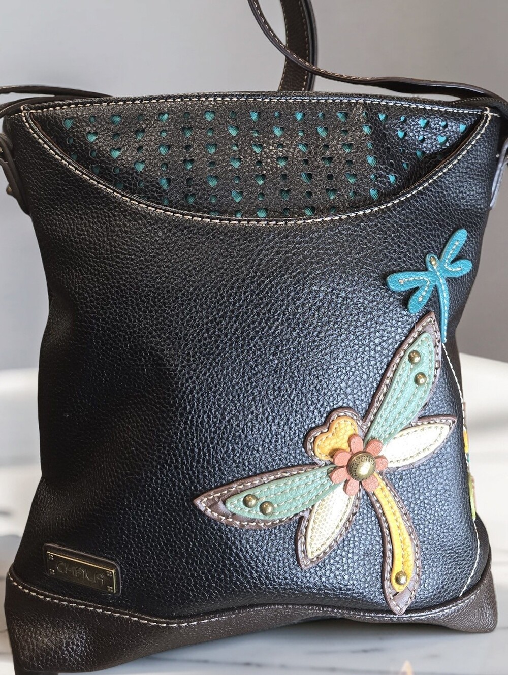 Chala Dragonfly Messenger Crossbody Bag